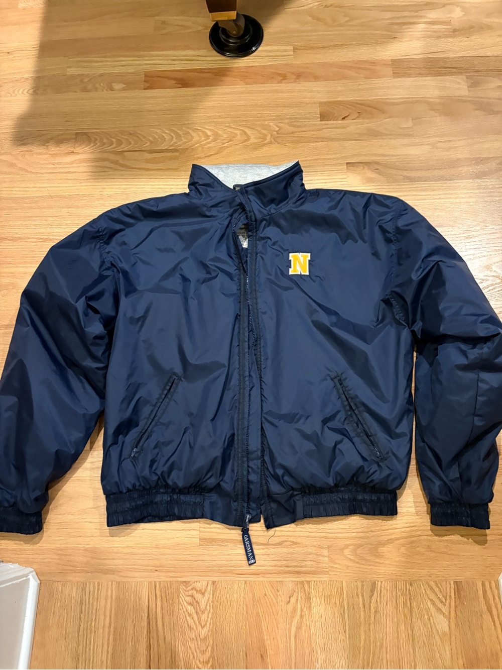 90’s Navy 1775 Blue Windbreaker Jacket from Oarsman 913 Sz XXL